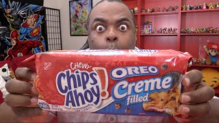 OREO CREME FILLED Chewy Chips Ahoy TASTE TEST [upl. by Moorefield]