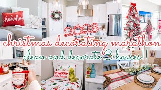 🎄 CHRISTMAS DECORATING MARATHON  Chistmas decor ideas 2023  Christmas decorations 2023 [upl. by Duma]