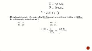 poissons ratio mechanics of solidsgatecivil civilengineeringjeae rrbjecivil [upl. by Jahdal]