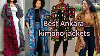 Best Ankara kimono jackets designs  Ankara kimono styles 2024  Ankara styles for ladies [upl. by Elston]