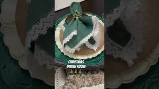 CHRISTMAS DINING ROOM DECORATING IDEAS FOR THE TABLE [upl. by Caitrin271]