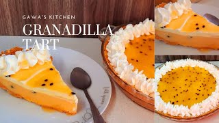 Granadilla fridge TartSummer Dessertsgawas kitchenSouthafricanyoutuber [upl. by Nosyla598]