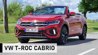 2022 VW TRoc Cabrio RLine Konkurrenzlos  Review Fahrbericht Test [upl. by Carmina236]