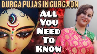 Best Durga Pujas in Gurgaon  How I celebrated Ashtami  Pandal Hopping Vlog Story amp Facts  Part 2 [upl. by Chon]