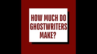 How much do ghostwriters make [upl. by Celinka535]