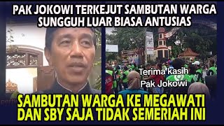 PAK JOKOWI TERKEJUT PENYAMBUTAN WARGA TIBA DIRUMAH SAMPAI 4 JAM BIASANYA 15 MENIT [upl. by Ecila]