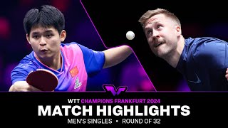 Lin Shidong vs Mattias Falck  MS R32  WTT Champions Frankfurt 2024 [upl. by Millburn215]