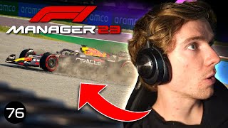 CRASH MADNESS  F1 Manager 23 Career 76 [upl. by Koah299]