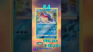 Top 5 Wailmer Pokémon Cards tcgpokémonwailmer [upl. by Juan]