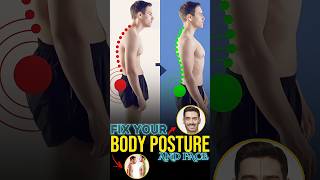 Fix Your Body Posture Mewing Exercise Chin Tuck [upl. by Aelahs]