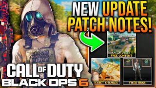 Black Ops 6 All New UPDATE PATCH NOTES SECRET CHANGES Nuketown Update TRIPLE XP Event amp More [upl. by Careaga308]