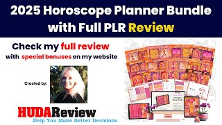 2025 Horoscope Planner Bundle with Full PLR review  Demo  Bundle  Huge Bonus  Discount Coupon [upl. by Tahpos]