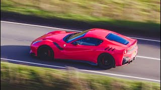 Ferrari F12 TDF FIRST DRIVE 770bhp Ferrari V12 Craziness [upl. by Adnamahs]