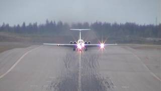 Iljušin Il62 Takeoff at Helsinki AirportHel  Efhk 27062005 [upl. by Madson]