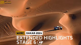 Extended Highlights  Stage 6 pt1  Dakar 2024  W2RC [upl. by Eilra456]