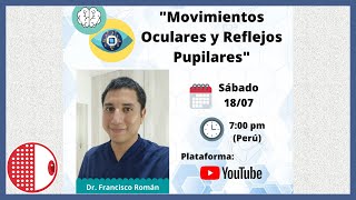 🔴 en vivo Neurooftalmología Parte 1 movimientos oculares y reflejos pupilares [upl. by Assirek]