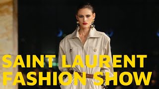 défilé SAINT LAURENT printemps été 2024 [upl. by Shelden]