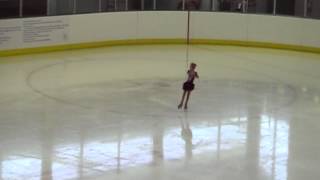 Elise Freezer artistic figure skater pre preliminary [upl. by Moreville]