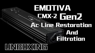 EMOTIVA CMX2 Precision Common Mode AC Line Filter With DC Offset Eliminator gen 2• Unboxing [upl. by Nalac292]