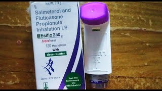 Esiflo 250 Transhaler Esiflo 250 Transhaler uses in hindi inhaler अस्थमा के लिए एजीफ इन्हेलर [upl. by Nations]