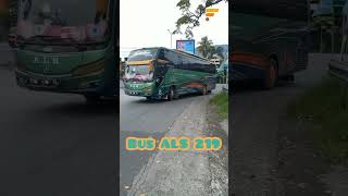 Transportasi Bus ALS 219 di Simpang Tiga Selayo [upl. by Hgielac154]