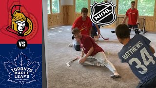 SENATORS vs MAPLE LEAFS I NKHL Knee Hockey 2023 [upl. by Terhune]