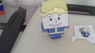 FALLOUT 3 How To Make Your Own BobbleHead Papercraft [upl. by Haikezeh398]