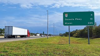 Florida Road Traffic Sounds  Highway Ambience for Sleep  1 Hour White Noise 4K [upl. by Anival]