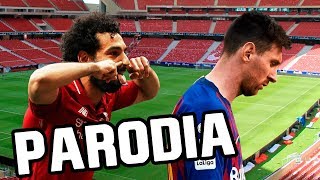 Canción Liverpool vs Barcelona 40 y vs Tottenham Parodia Tumbando el Club y Otro Trago [upl. by Poyssick500]