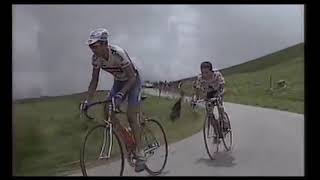 Marco Pantani Carriera 4Caduta e RimontaTour De France [upl. by Llenreb55]