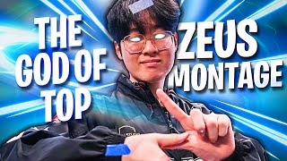 T1 ZEUS MONTAGE quotTHE TOP GODquot BEST OF ZEUS LCK 2024 [upl. by Skiest]