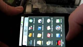 Samsung i5700 Galaxy Spica menu  iGO [upl. by Egreog860]