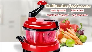 How to make a dinner with KCASA KCMFP1 multifunction food processor [upl. by Eldnik]