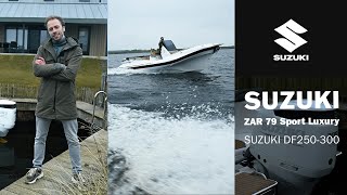 ZAR 79 SL met Suzuki DF300A een bloedsnelle RIB  Suzuki Waterlife [upl. by Ulda]