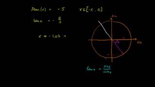 26  Trigonometriske likninger og radianer 4  Eksempel med tangens R2 [upl. by Dahsraf]