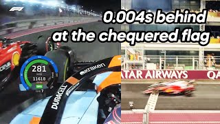 Leclerc beat Albon by 0004s at the chequered flag [upl. by Sandeep]