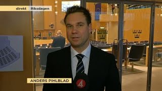 Löfvens debut och Reinfeldts avtackning i riksdagen  Nyhetsmorgon TV4 [upl. by Ahseiuqal51]