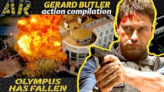 GERARD BUTLER cant stop SAVING THE WORLD  OLYMPUS HAS FALLEN 2013 [upl. by Gebler]