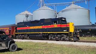 The Marengo Fire Department Fundraiser Ride on the Iowa Interstate in October 2023 [upl. by Schiro]