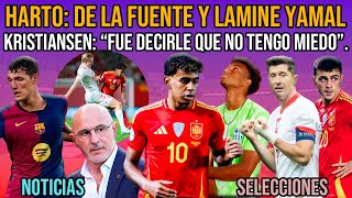 😡 LUIS DE LA FUENTE VERGÜENZA LAMINE YAMAL VUELVE  LEWANDOWSKI CHRISTENSEN Y KRISTIANSEN BALDE [upl. by Droc]