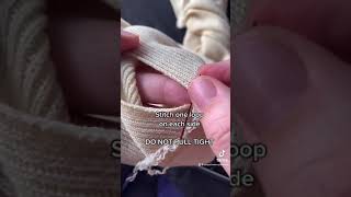 How to sew a “no show” knit seam [upl. by Einhpets167]