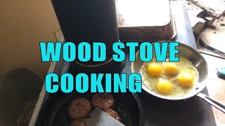 WOOD STOVE COOKING [upl. by Yatnuahs]