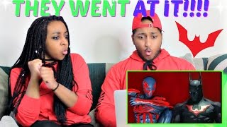 BATMAN BEYOND vs SPIDERMAN 2099  Super Power Beat Down REACTION [upl. by Yllen]