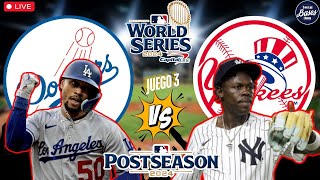 🚨 EN VIVO Serie Mundial 2024  Yankees vs Dodgers  Juego 3  Análisis y Reacciones ⚾🔥 [upl. by Hettie324]