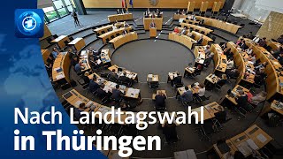 So ist die Lage nach der Landtagswahl in Thüringen [upl. by Nosecyrb]