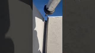 Caulking precast panel joint satisfying concrete construction caulkingasmr [upl. by Nithsa]