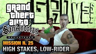 GTA San Andreas Remastered  Mission 25  High Stakes Lowrider Xbox 360  PS3 [upl. by Frasch71]