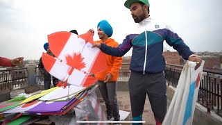 How Desi Boys Fly Kites In Punjab On Basant 😱 Ft Bir Ramgharia [upl. by Urias425]