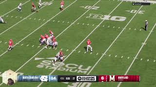 College Football 25 UMD Terps Loss Vs UNC Tarheels [upl. by Eicyal]