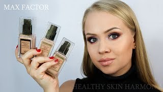 Healthy Skin Harmony  MAX FACTOR  Recenzja i test podkładu [upl. by Eyar]